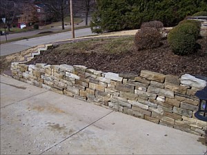 Mt. Lebanon Natural Stone Retaining Wall